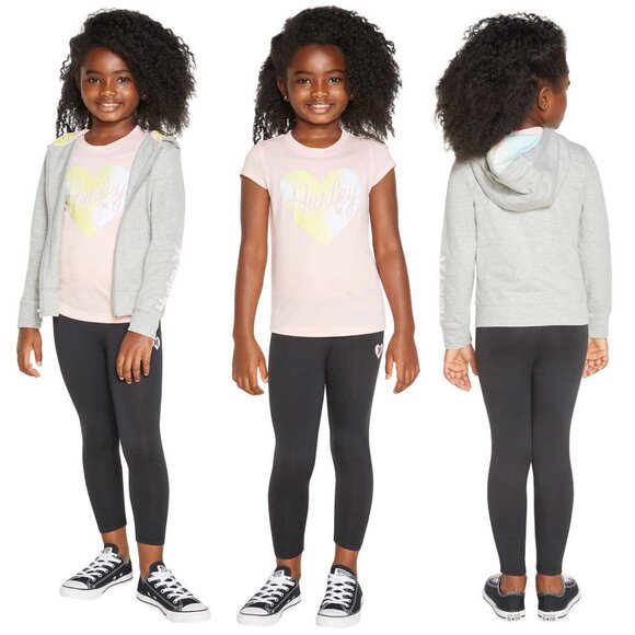 2 Hurley Girl's 3-piece Set - Picture 4 of 6